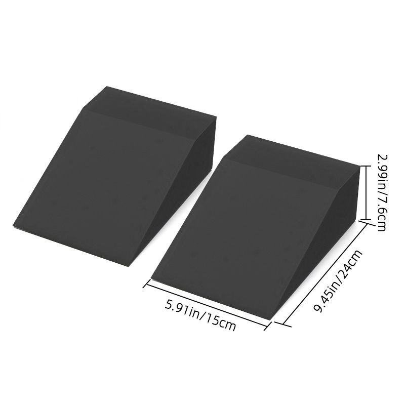 Brick Pedal Yoga Squat Weightlifting Board Triangle✅Stretching Support Deep Incline Surface_voghion.com