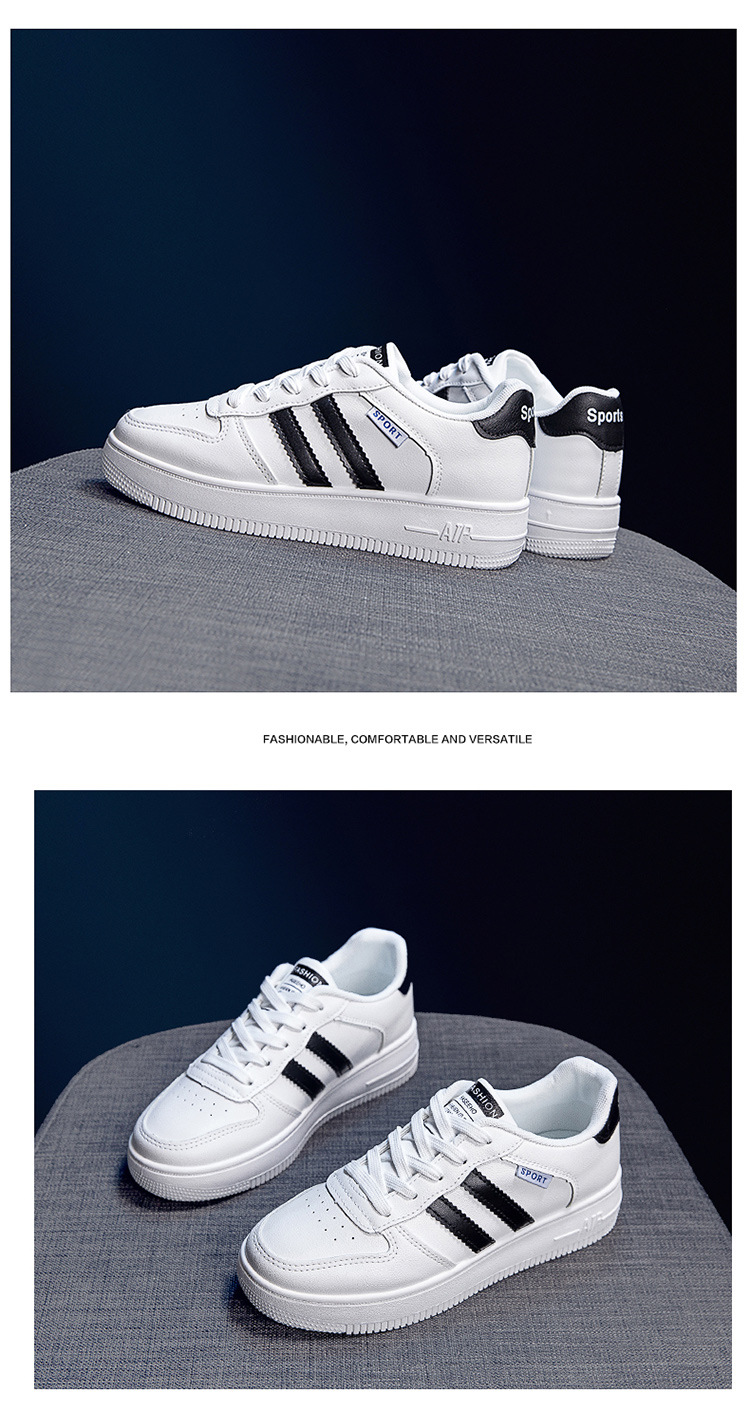 2023 Nei Fréijoers kleng wäiss Fraen déck Sohle Student Papp Casual Sports INS Trendy Boardschuhe_voghion.com