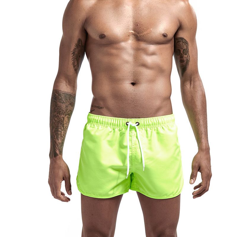 Pantaloni estivi da fitness di qualità imbattibile, nuovi, comodi e traspiranti, da uomo, in tinta unita, per corsa, sport e allenamento._voghion.com