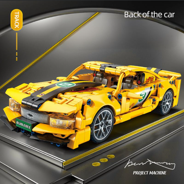 Blocchi di costruzione vendita calda auto da corsa puzzle alta difficoltà bambini ragazzi tirare indietro auto tecnologia parti auto sportive assemblaggio blocchi di costruzione giocattoli_voghion.com