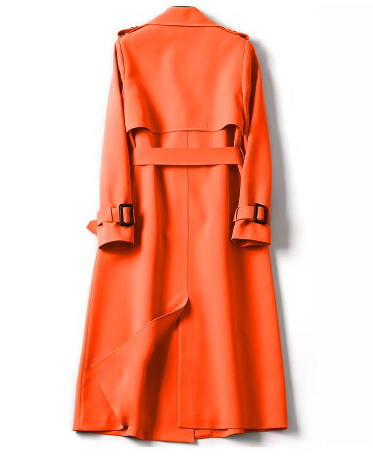 Ženski Temperament Slim Slim Waist Modni Trench Coat_voghion.com