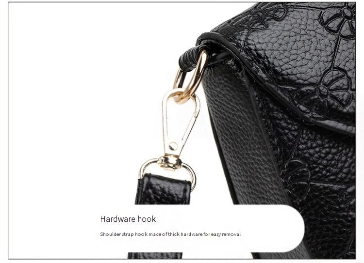 Trendy PU Leather Crossbody Bag For Women – Stylish & Spacious Small Square Shoulder Bag With Multiple Pockets, Lightweight & Versatile For Daily Use_voghion.com