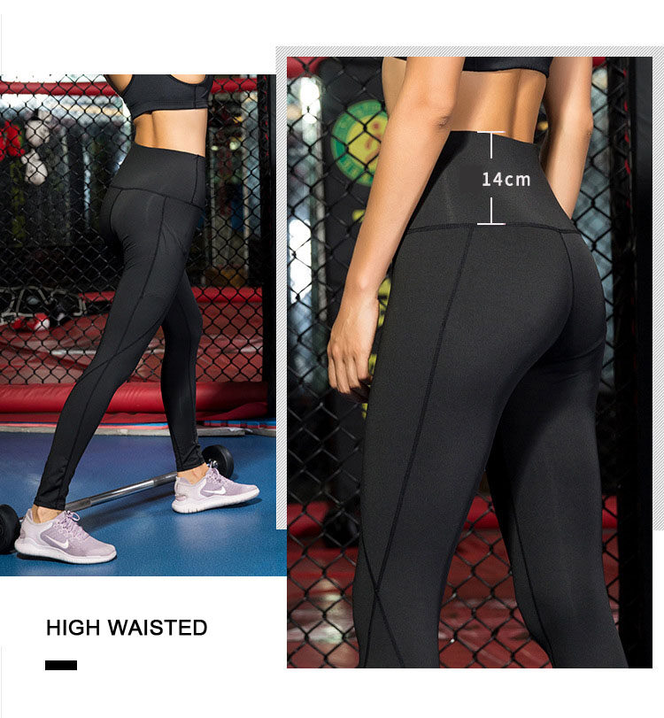 SUPERFLOWER ženske športne pajkice z visokim pasom Fiess pajkice joga hlače z žepi, 4-smerno raztegljive_voghion.com