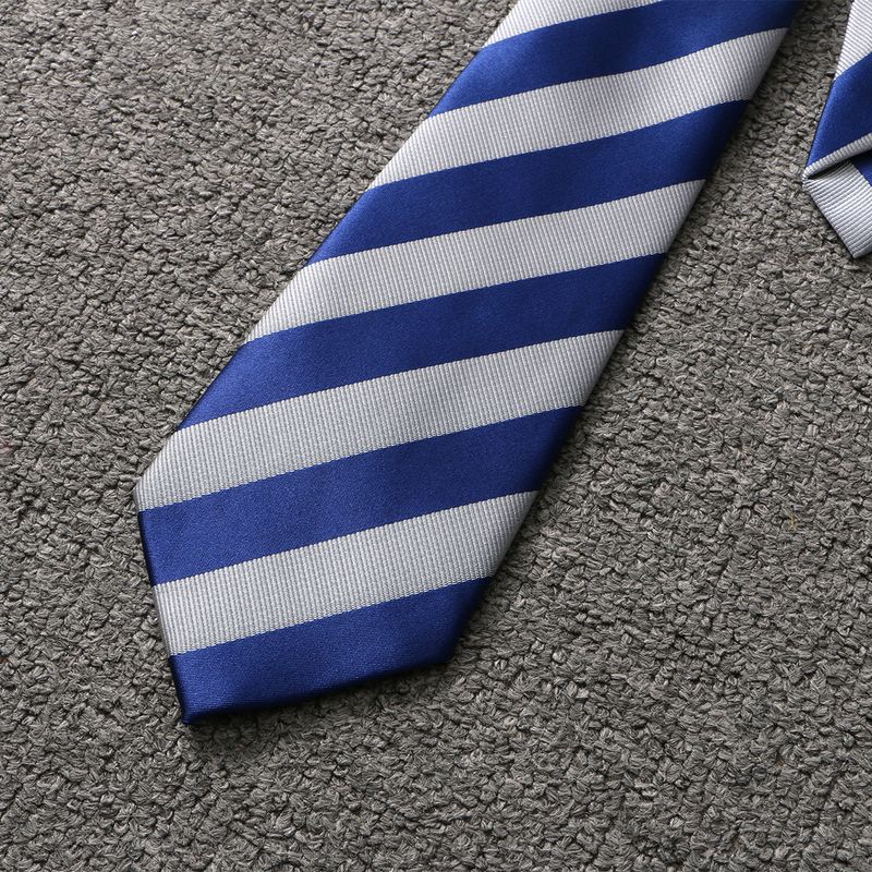 Camicia da studente giapponese unisex JK con cerniera regolabile, stile college, senza bisogno di annodare, con decorazione a righe_voghion.com