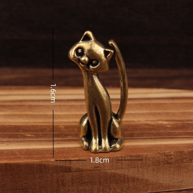 Ringhalter Messing Kleiner Büroschreibtisch Handstück Desktop Dekoration Ornament_voghion.com