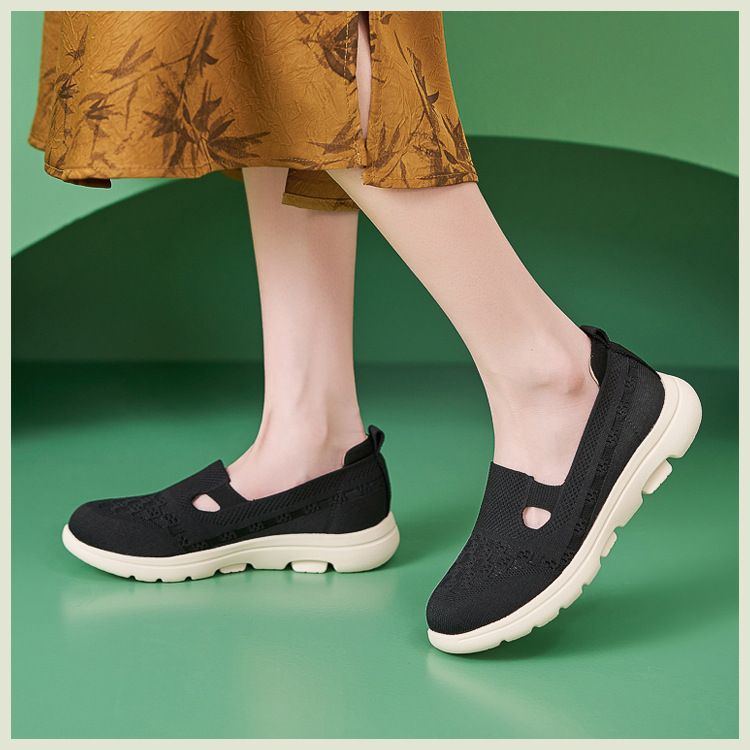 K6016-4 Neue rutschfeste, atmungsaktive Herbst-Casual-Vielseitige Damen-Mutterschuhe mit flachem Mund aus echtem Leder_voghion.com