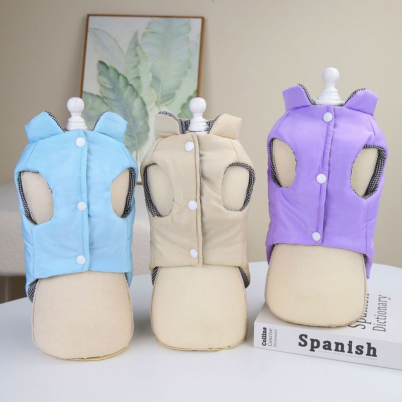 Ropa de otoño para perros y ropa de invierno para mascotas con osito de peluche, nuevos 23 pares de chalecos de algodón divertidos_voghion.com