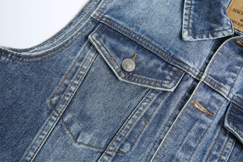 Herrenbekleidung Herbst Jeansweste Herren Retro Trend Jacke Große Größe Weste Mittleren Alters Baumwolle Multi Pocket Weste Herren_voghion.com