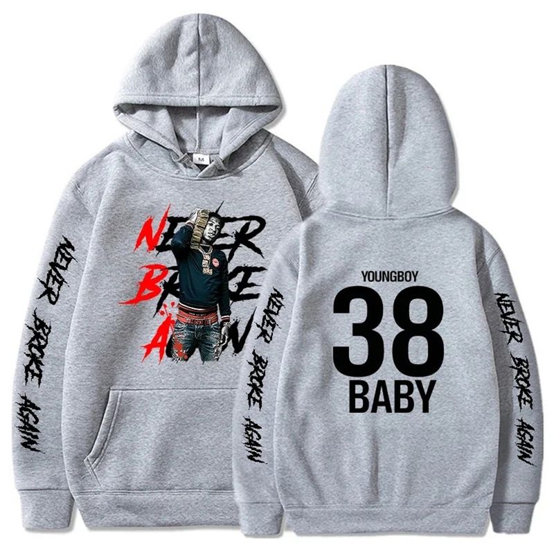Felpa con cappuccio alla moda YoungBoy modello stampato autunno e inverno giacca a maniche lunghe da uomo taglia europea_voghion.com