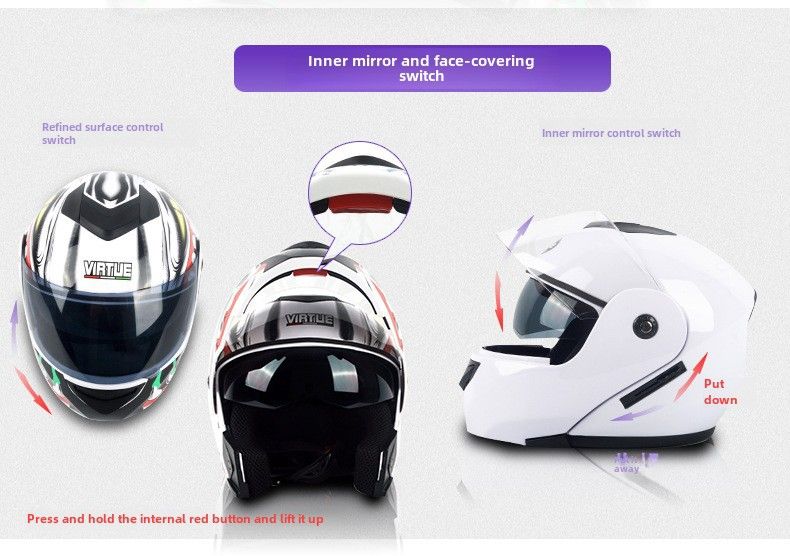 Elektrikli motosiklet kaskı erkek ve kadın dört mevsim tam kask çift lens Bluetooth pozlama kaskı modaya uygun havalı motosiklet yarım Kask kask_voghion.com
