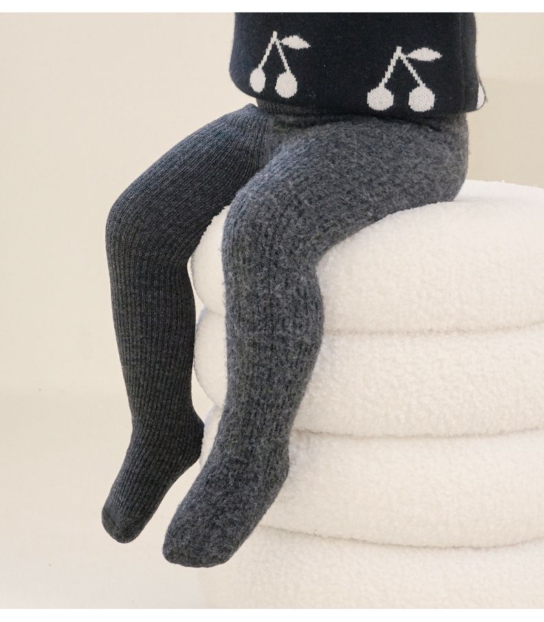 Mädchen Strumpfhosen Herbst/Winter Neu Typ A Mit Samt Verdickt Wärme Kinder Verbunden Babysocken Baby Leggings_voghion.com