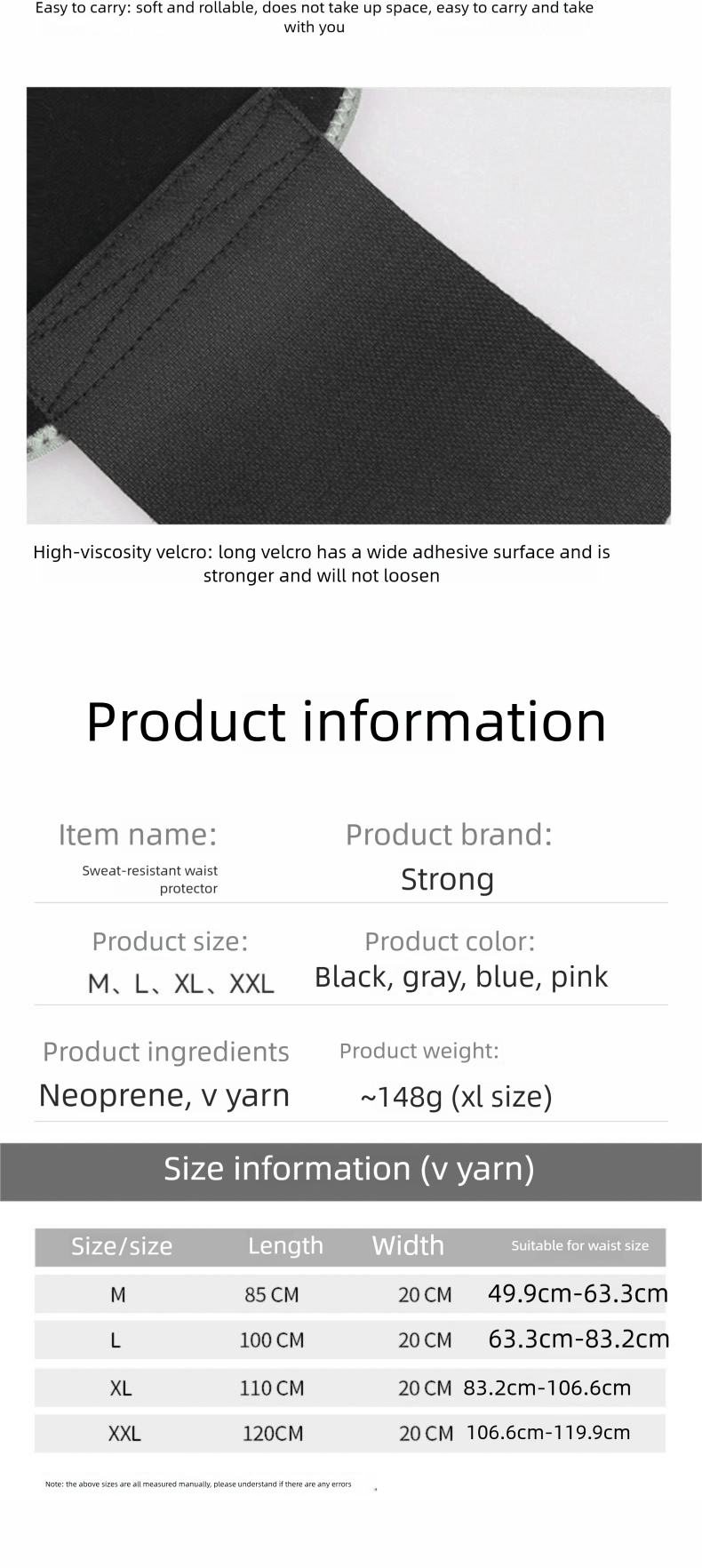 Schweiß Unterstützung Sport Fitness Running Training Yoga Bauch Atmungsaktiv Taille Gürtel Stretching_voghion.com