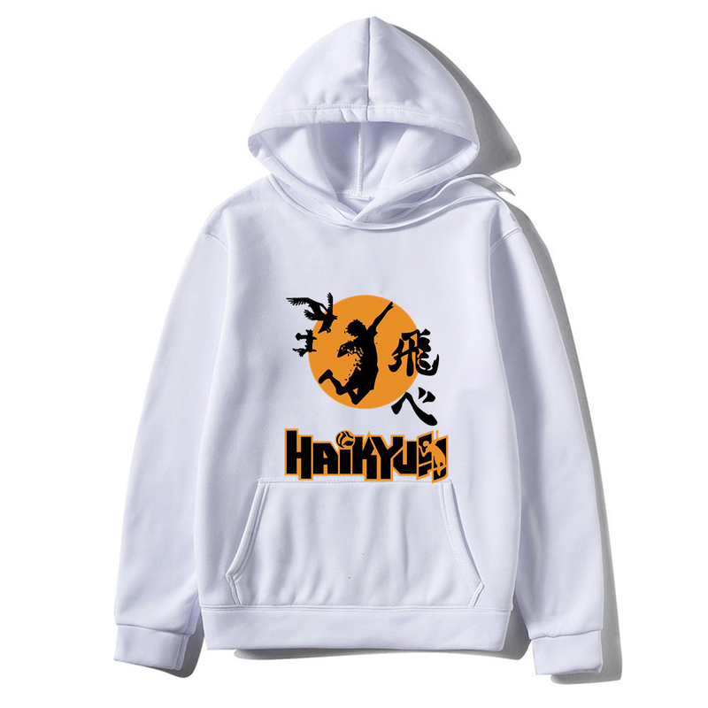 Podzimní a zimní nový tisk Anime volejbal mládeže kreslený den Anime volná pánská a dámská mikina_voghion.com