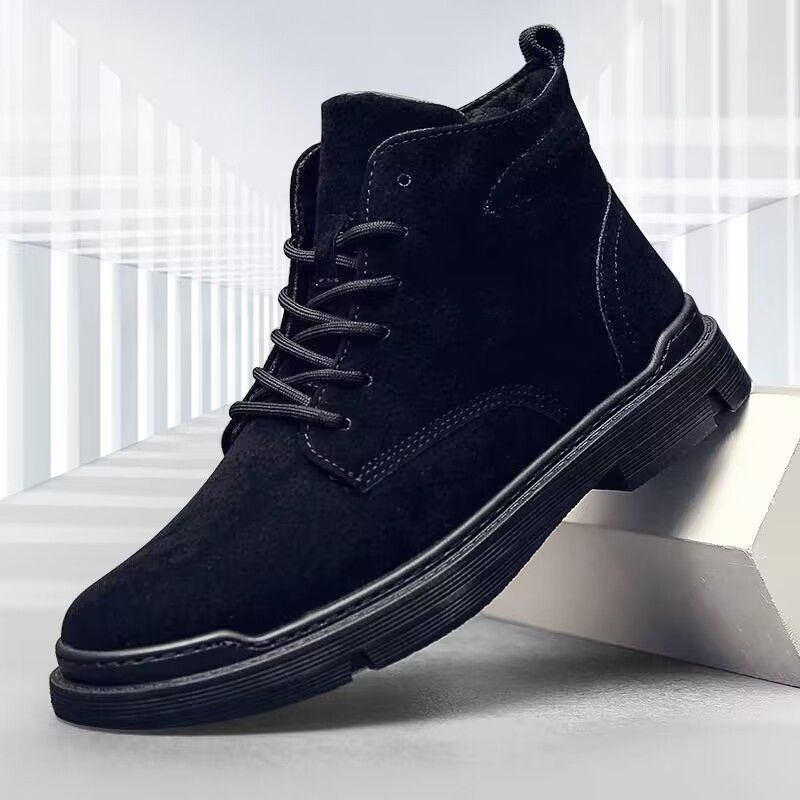 Zapatillas deportivas informales con cordones de PU transpirables de talla grande para hombre, novedad de 2025_voghion.com