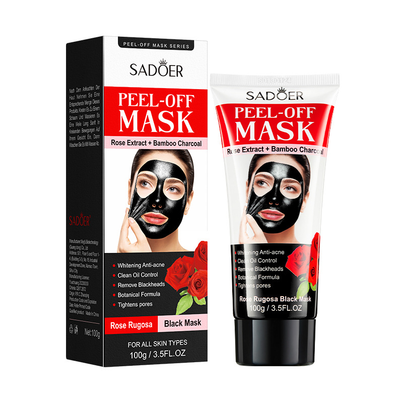 Vollständige englische SADOER Rose Cleansing Whitening Peel-off-Maske zur Entfernung von Mitessern_voghion.com