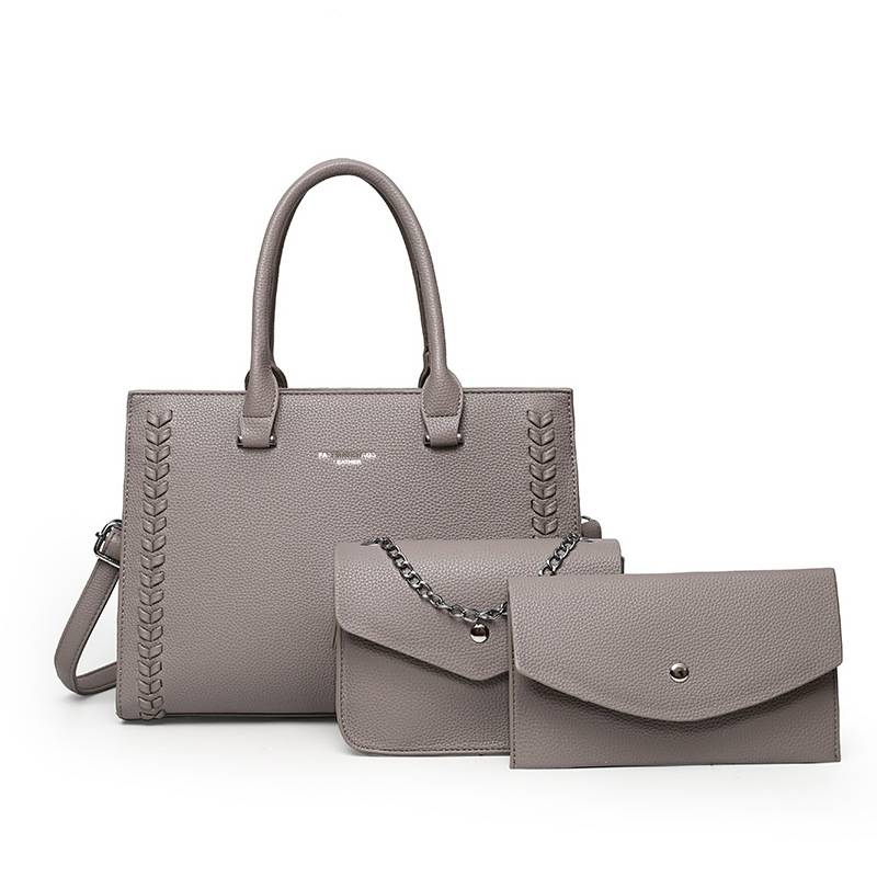 Borse da donna, nuove borse da donna, versatili alla moda, a tracolla, in tessuto Ag Laies, per mamma e bambino, retrò, tre pezzi, semplici, a mano._voghion.com
