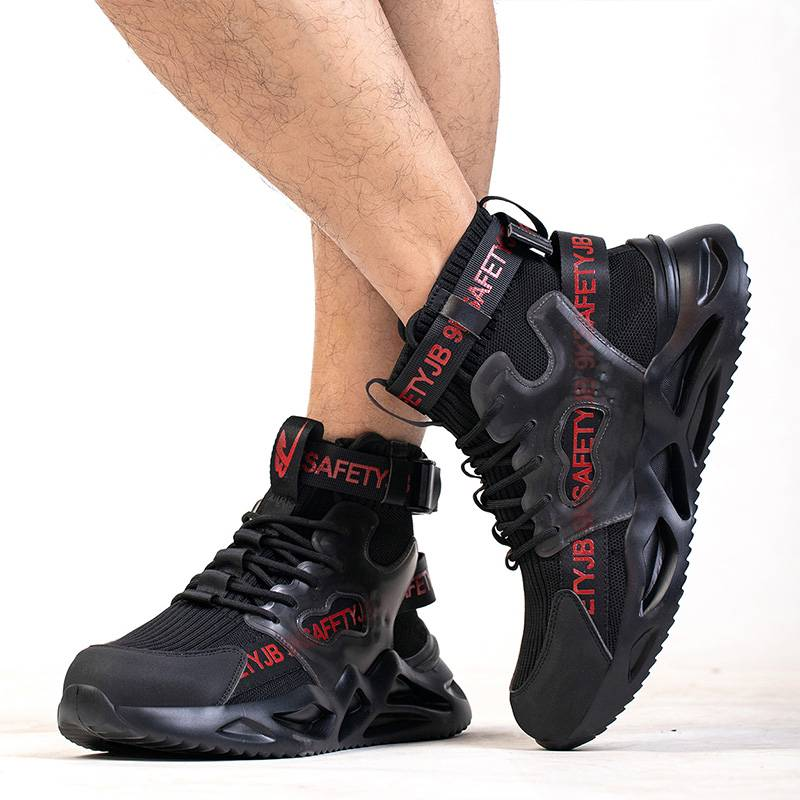 Men Work Safety Shoes Anti-puncture Working Sneakers Male Indestructible Work Shoes Men Boots Lightweight Men Shoes Safety Boots_voghion.com