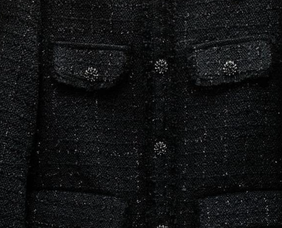 Giacca da donna, in seta e cotone brillante, nuova giacca da donna in tweed di alta qualità per autunno e inverno_voghion.com