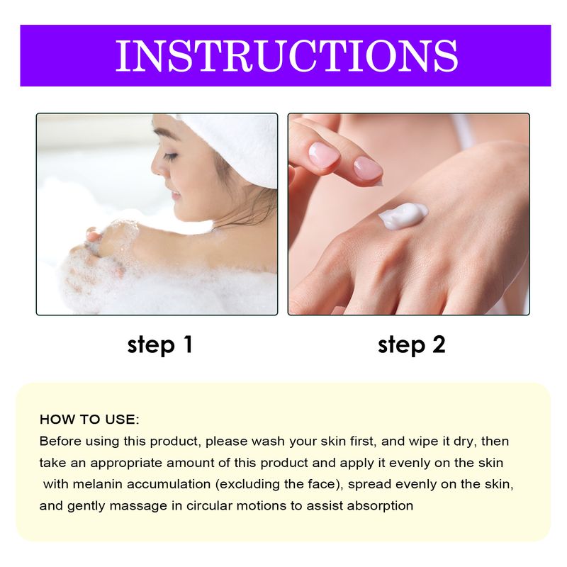 OUHOEThigh Beauty Cream, Aufhellung der Innenseiten der Oberschenkel, Hydratisierung und Befeuchtung der Haut, Reinigende und pflegende Bein-Schönheitscreme_voghion.com