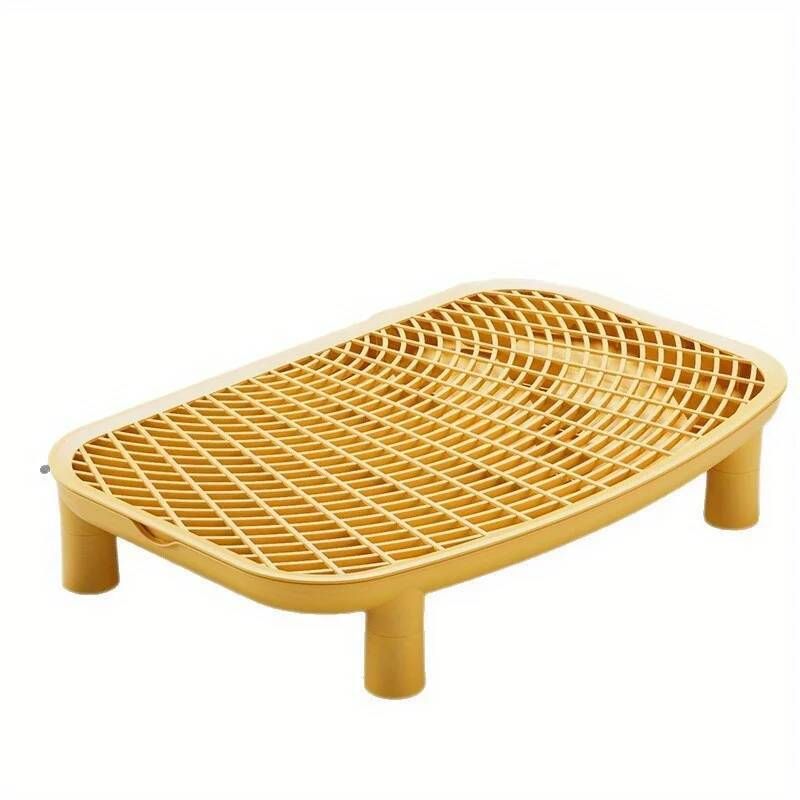 Tapis filtrant double couche et sable, conception étanche, tapis amovible, compatible avec la litière pour chat, par PawParty Store_voghion.com