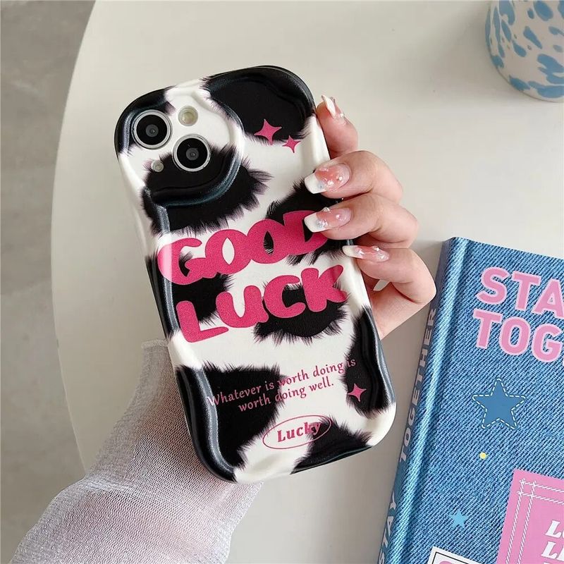 Florals For iPhone 15 Pro Iphone 11 12 13 14 XR X XS Max 7 8 Plus Case Cute Cream Edge Heart Flower Silicone Cover_voghion.com