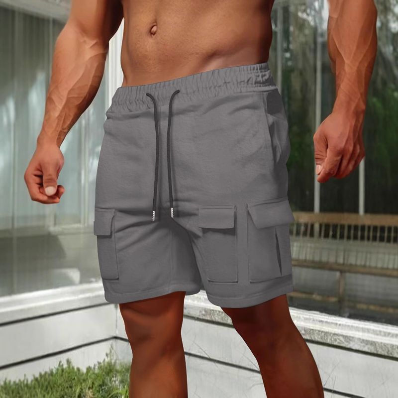 2025 Neue Herren-Cargo-Shorts mit mehreren Taschen, Overalls, leichte, bequeme Sommerhose, lässige Sporthose für den Außenbereich_voghion.com