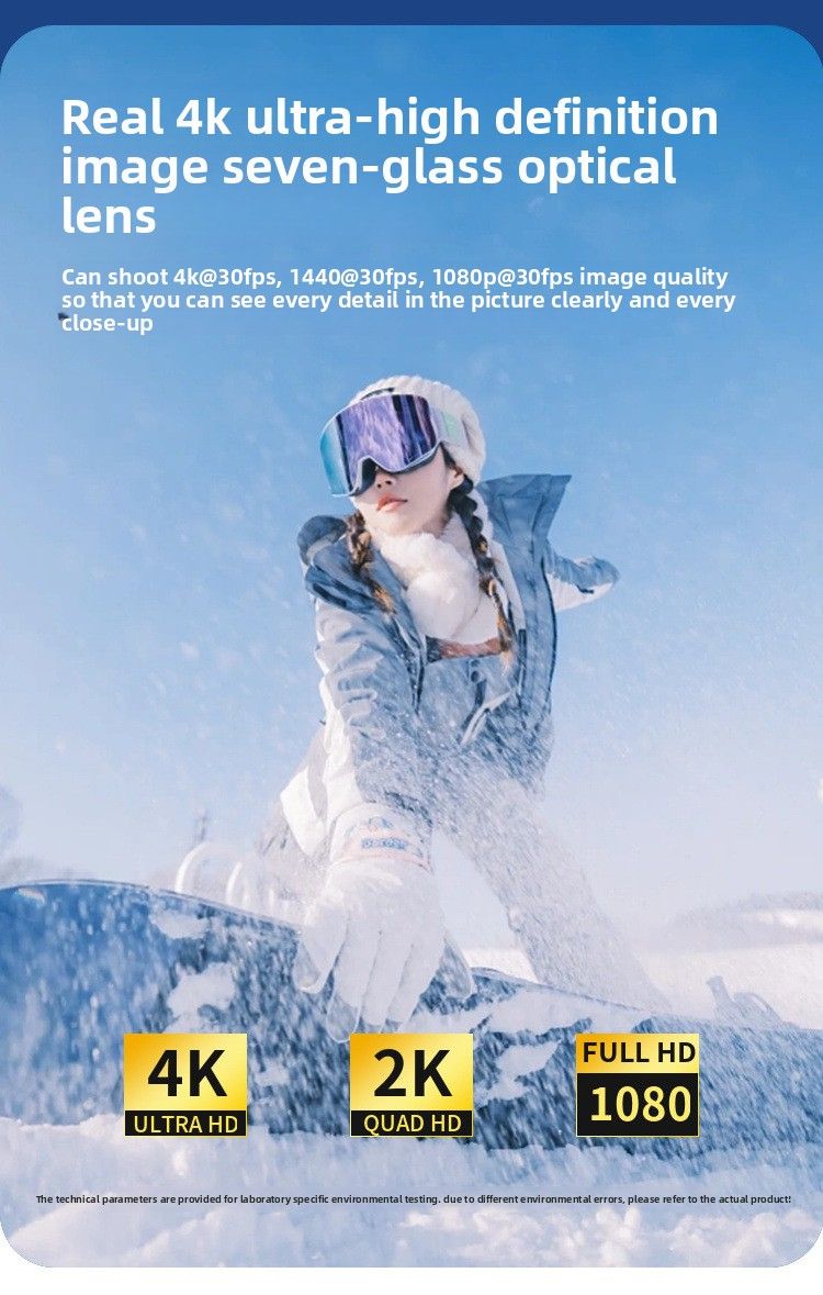 HD Riding Electric Vehicle Sports Camera WiFi Interconnection Voice Recorder DV Camcorder_voghion.com