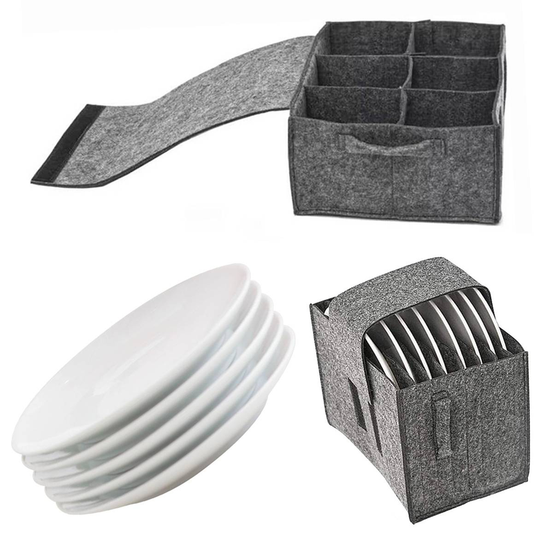 Mehrzweck-Filzträger für Essutensilien mit Magic Tape-Verschluss_voghion.com