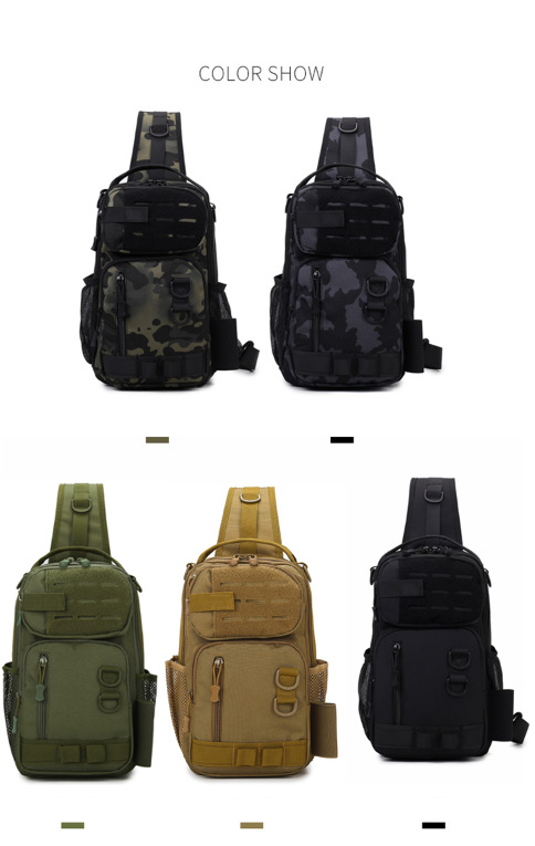 Fashionable Single-pole Fishing Bag, A Large-capacity Small Backpack, And A Water-repellent Tactical Single-shoulder Bag_voghion.com