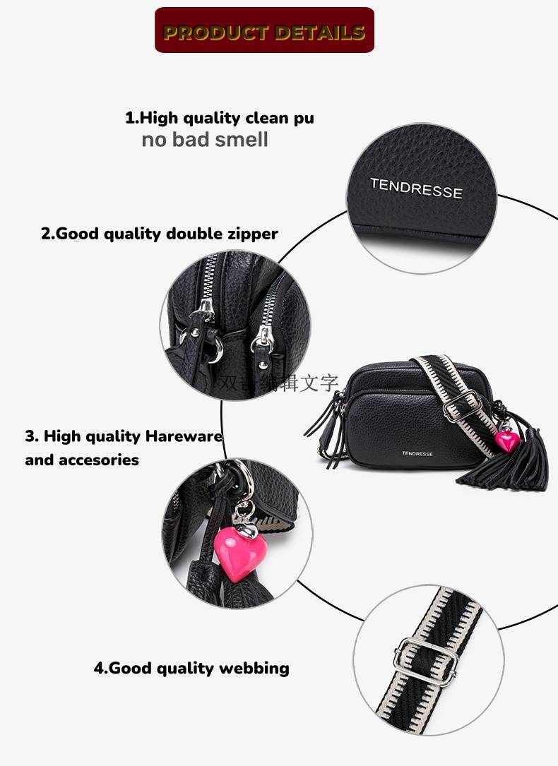 Women's Small Crossbody, Multi-Compartment Mobile Phone Wallet With Adjustable Shoulder Strap_voghion.com