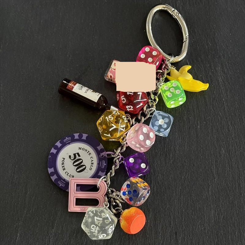 Pendentif de sac de luxe léger, jetons porte-bonheur, pendentif exquis en trois dimensions extrêmement tendance_voghion.com