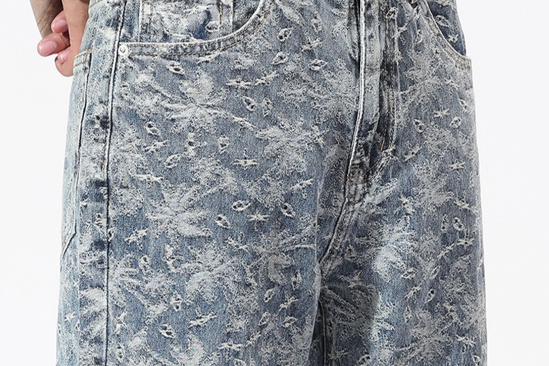 Jeans elasticizzati da uomo Comfort - Pantaloni classici blu cielo lavati, vestibilità comoda e gamba dritta per tutti i giorni (taglie 28-38)_voghion.com