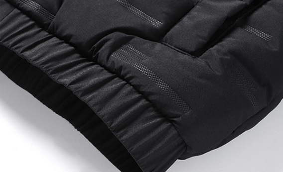 Men's Winter Hooded Puffer Jacket With Multiple Pockets, Lightweight Warm Quilted Coat For Casual Outfit (Black, Army Green, Khaki)_voghion.com