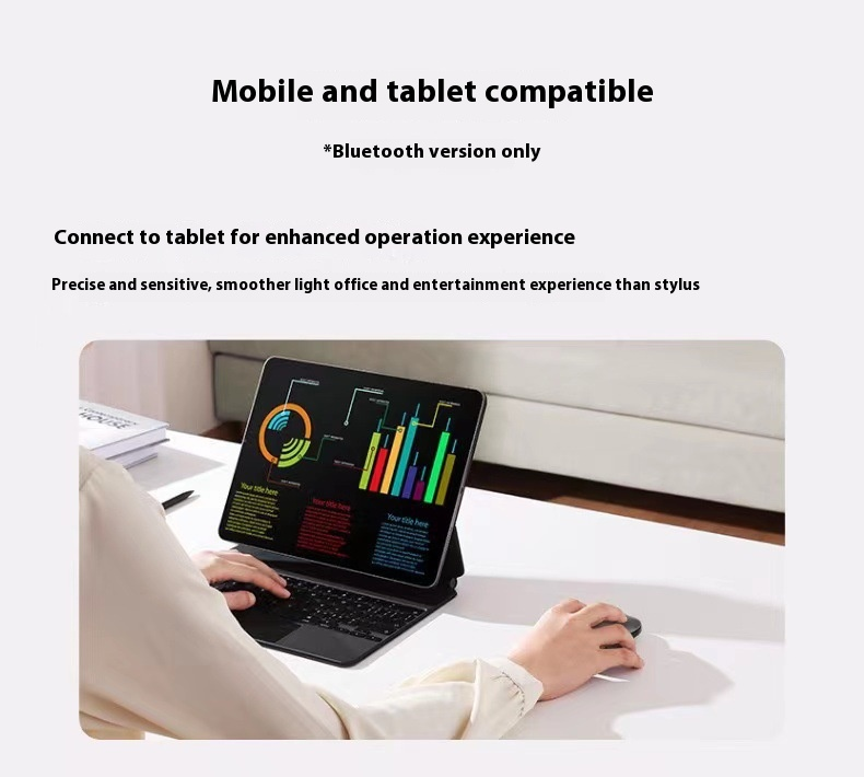 Kabellose Maus – 1600 DPI, Bluetooth & 2,4 GHz Dual-Modus, 3-Tasten-Silent-Click, ergonomisches Design für Laptop/PC (Silber/Grau)_voghion.com