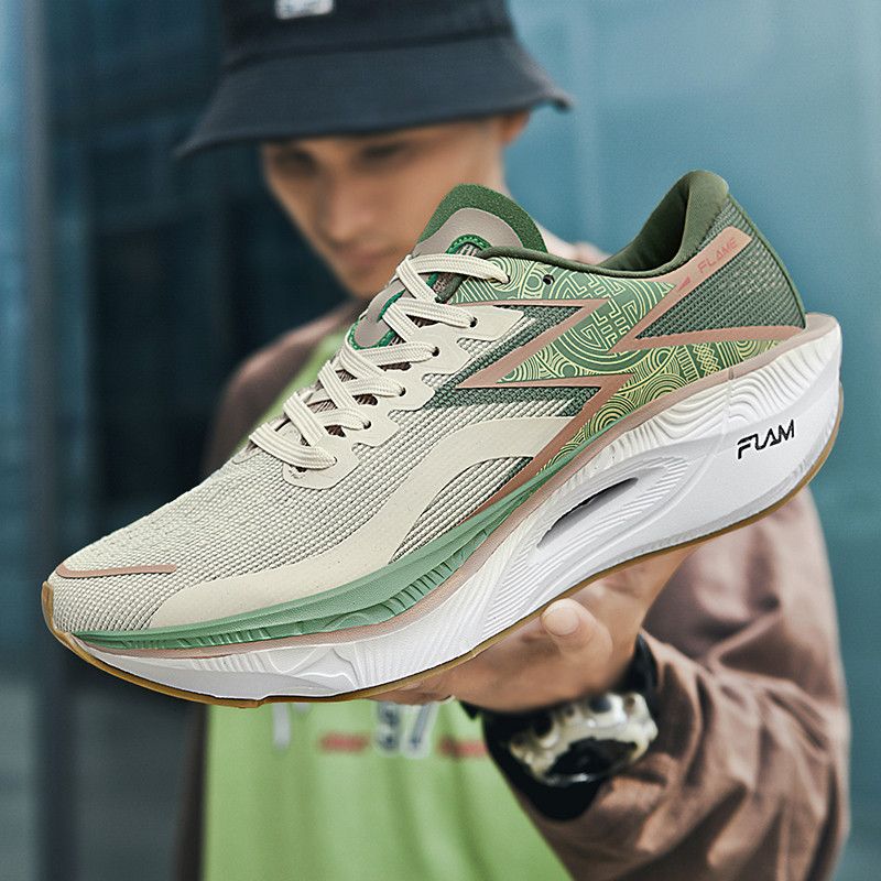 Feiying Flat Replacement Couple Marathon Full Palm Carbon Plate Racing Running Shock Absorbent Trendy Sportschuhe Herren_voghion.com