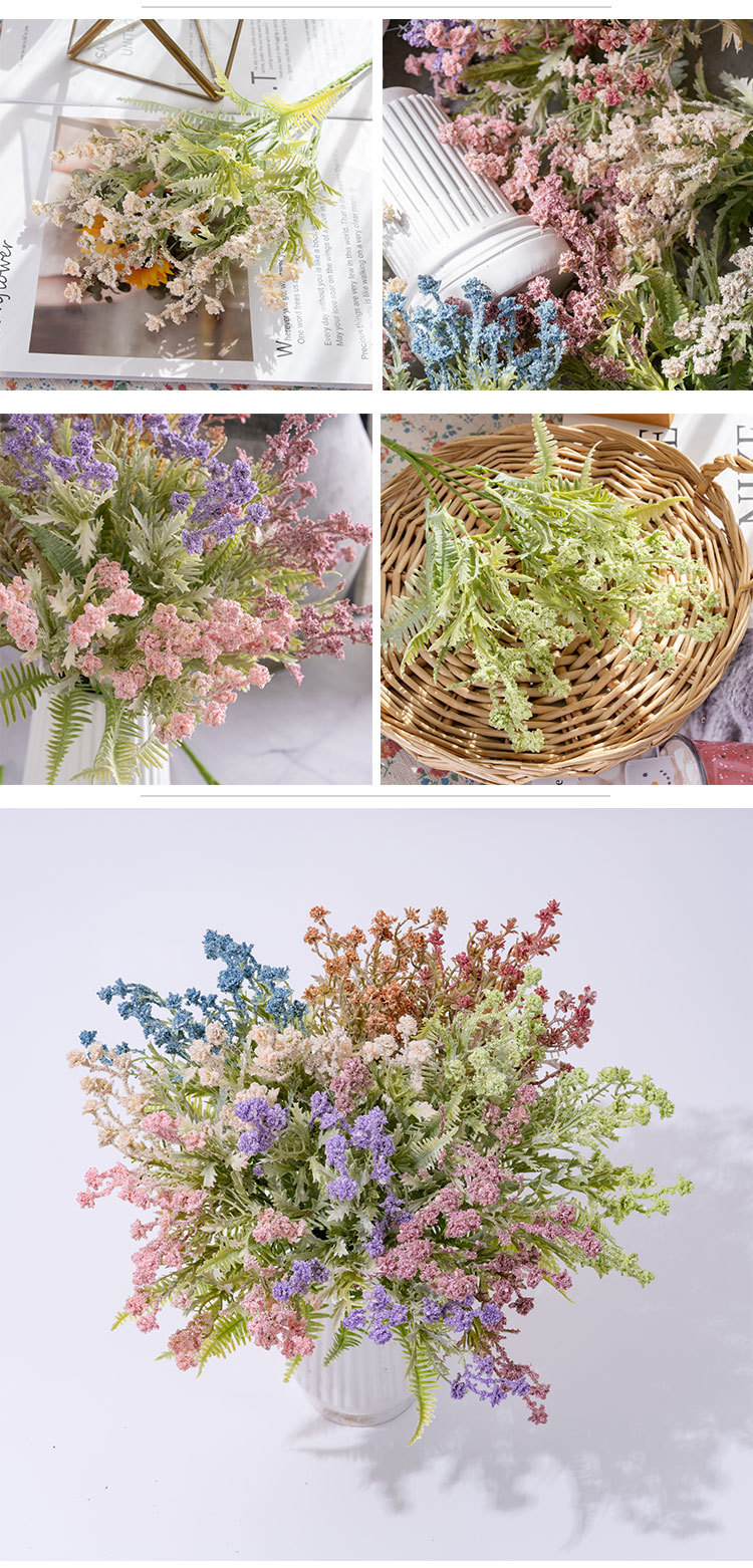 Fiori artificiali nuvola verde erba pianta decorazione della casa fiori finti di nozze_voghion.com