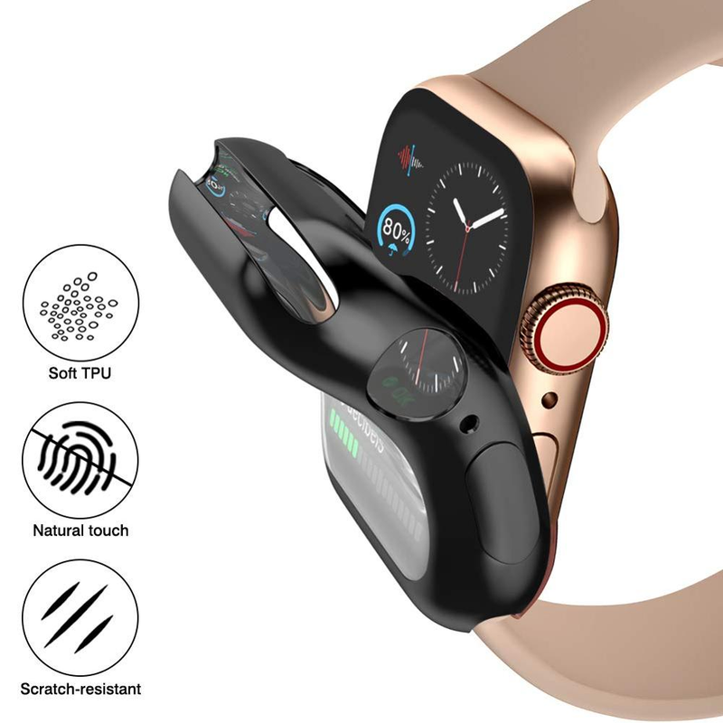 Skydd För Apple Watch Fodral 45 mm 41 mm 44 mm 40 mm 42 mm 38 mm TPU bumper skärmskydd Tillbehör iwatch series 8 7 6 5 4 3 SE_voghion.com