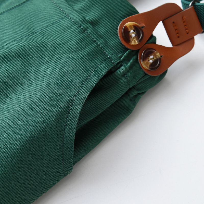 Kid's Clothing Boys suit new children Christmas gentleman dress long sleeve plaid shirt autumn and winter green overalls_voghion.com