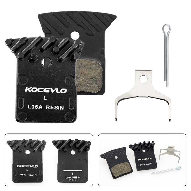 1 Pair Kocevlo L05A Resin ICE Pad Silent Effect For SHIMANO Road Disc Brake Wear Resistance Caliper Up L03A/L02A_voghion.com