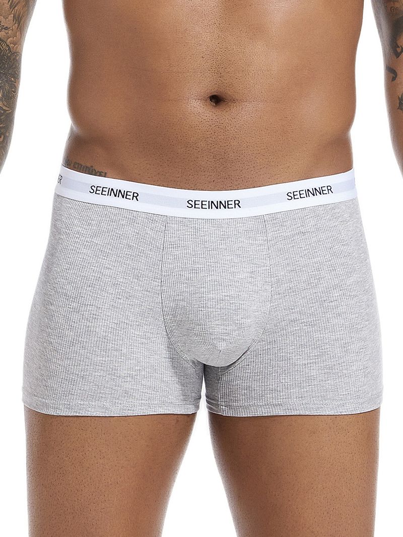 Men's Underwear Boxer Briefs Comfortable Cotton Boxer Shorts Breathable Thin Large Size_voghion.com