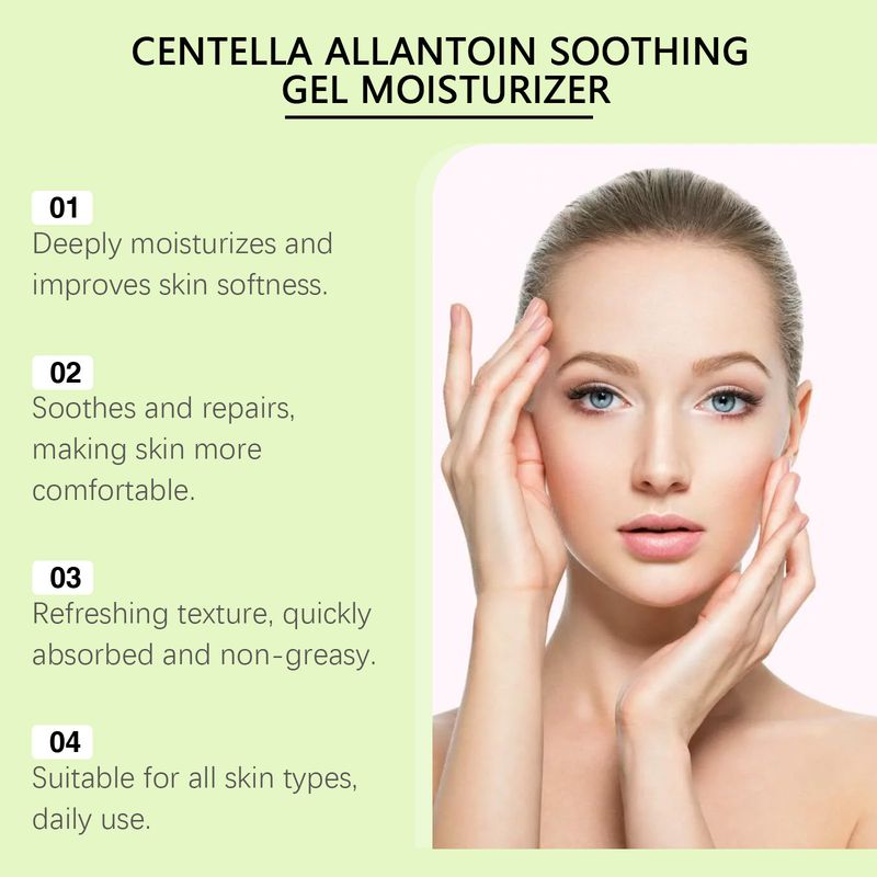 Gel HOYGI, ten de lungă durată, gel hidratant ușor cu Centella_voghion.com