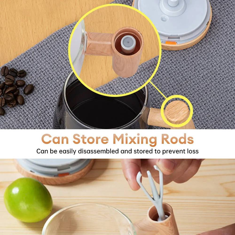Electric automatic stirring cup 400ml coffee stirring cup self-adjusting cup (without battery)_voghion.com