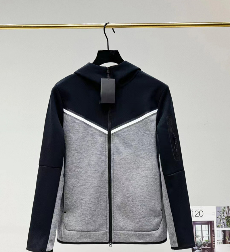 Spring And Autumn Casual Sports Cotton Air Layer Hooded Zipper Cardigan Men's Jacket Coat_voghion.com
