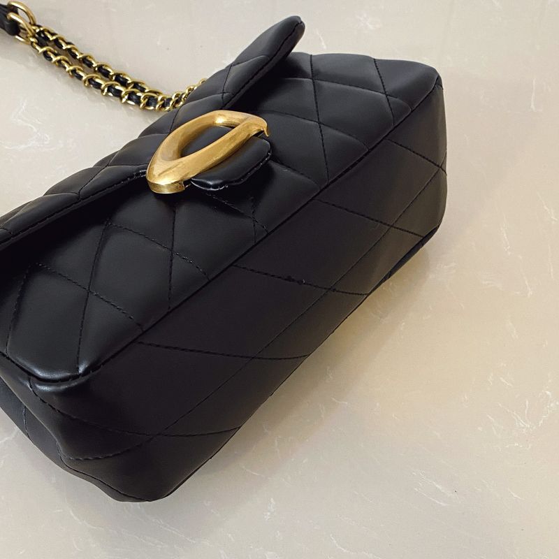 Borsa a tracolla di lusso da donna, lucida, trapuntata a rombi, con lettere dorate, grande capacità, chiusura magnetica, tracolla regolabile, borsa da viaggio, per lavoro, 24*10*14 cm_voghion.com