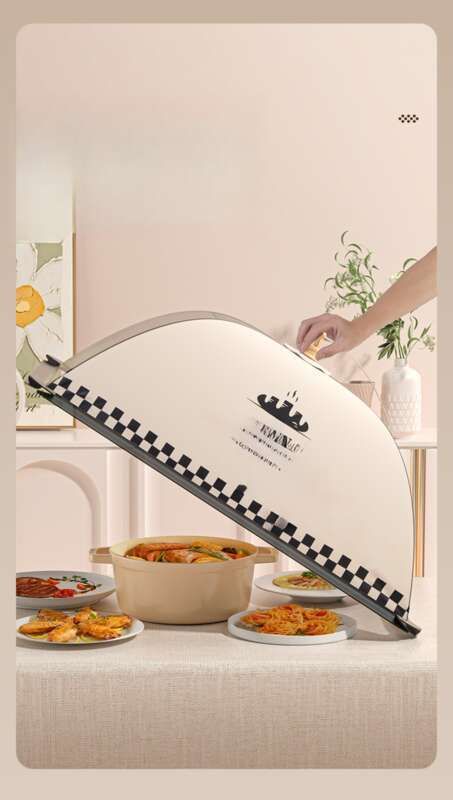 Household Folding Umbrella, Table Vegetable Cover, Flyproof, New Won Records_voghion.com