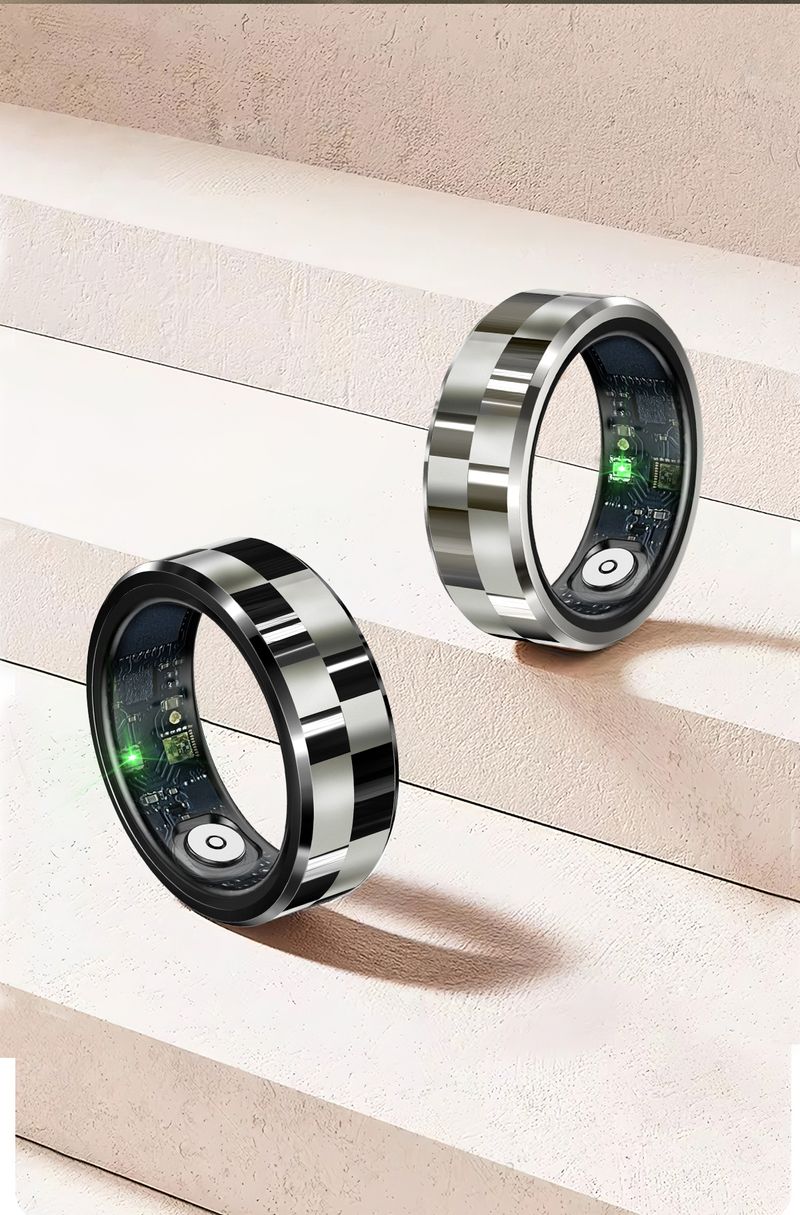 Smart Electronics ny smart ring opladningsrum ring sundhed puls blod ilt blodtryk vandtæt ring multi sport_voghion.com