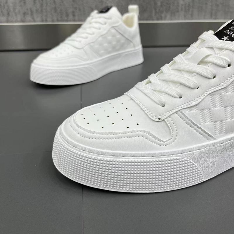 Herrtrend med låg platta Lätta, andningsbara sportskor Moderiktiga och mångsidiga_voghion.com