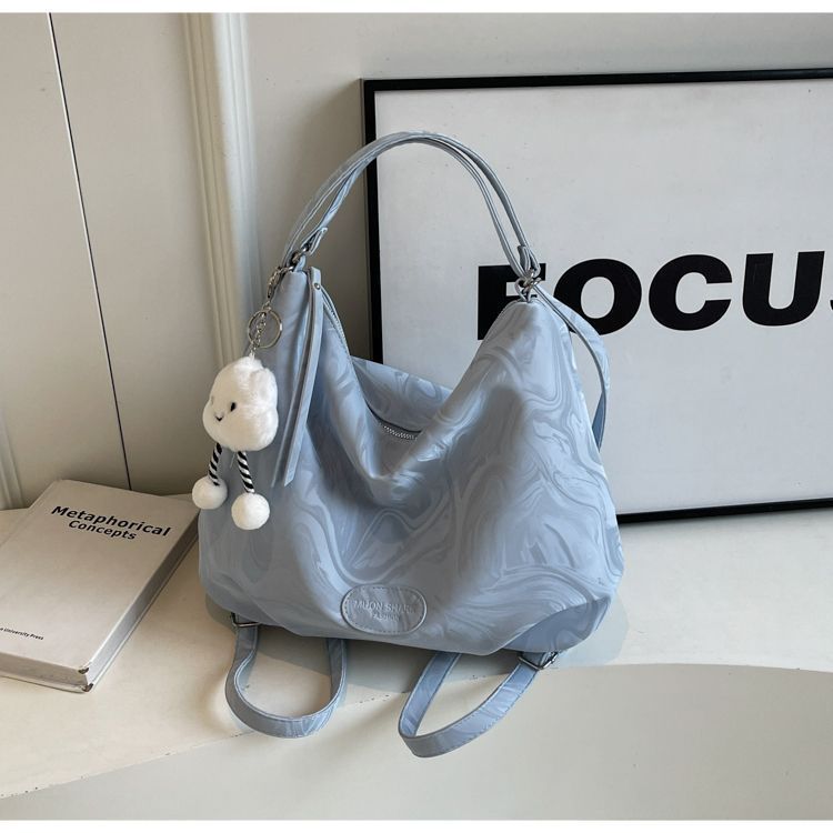 Borsa tote minimalista e capiente per donna, modello coreano, estate 2024, versatile, con tracolla di alta qualità e tracolla ascellare._voghion.com