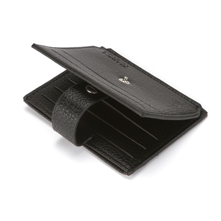 Slim PU Leather Zip Card Holder For Men & Women - RFID Blocking Wallet With Coin Pocket, Multi-Slot ID Organizer (Black, Brown)_voghion.com