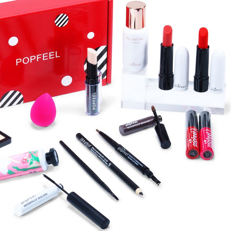 Makeup Sets Wholesale Eye Shadow Lip Gloss Foundation Lipstick Concealer Beginner Studio Makeup Combination Set_voghion.com